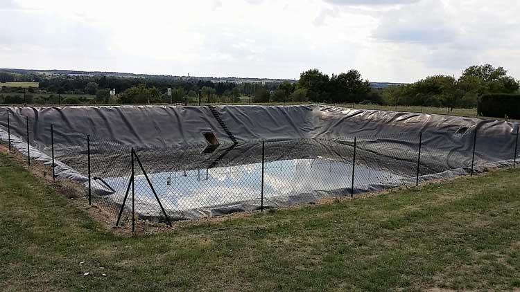 Rétention eau pour la protection incendie